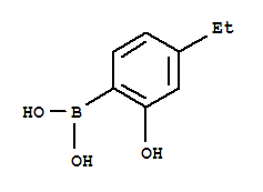 Boronic acid, (4-ethyl-2-hydroxyphenyl)-(9ci)Structure,259209-34-2Structure Boronic acid, (4-ethyl-2-hydroxyphenyl)-(9ci) Structure,259209-34-2Structure