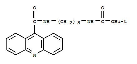 (3-[(吖啶-9-羰基)-氨基]-丙基)-氨基甲酸叔丁酯結構式_259222-01-0結構式