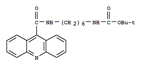(6-[(吖啶-9-羰基)-氨基]-己基)-氨基甲酸叔丁酯結(jié)構(gòu)式_259222-02-1結(jié)構(gòu)式