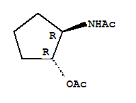 (9ci)-n-[(1r,2r)-2-(乙?；趸?環(huán)戊基]-乙酰胺結(jié)構(gòu)式_259233-67-5結(jié)構(gòu)式