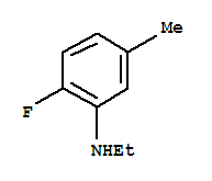 Benzenamine, n-ethyl-2-fluoro-5-methyl-(9ci)Structure,260402-35-5Structure Benzenamine, n-ethyl-2-fluoro-5-methyl-(9ci) Structure,260402-35-5Structure