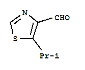 4-Thiazolecarboxaldehyde, 5-(1-methylethyl)-(9ci)Structure,261710-82-1Structure 4-Thiazolecarboxaldehyde, 5-(1-methylethyl)-(9ci) Structure,261710-82-1Structure