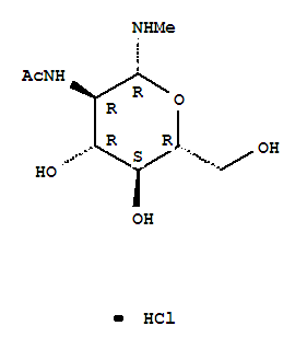 2-乙酰氨基-2-脫氧-beta-d-吡喃葡萄糖甲基氯化銨結構式_262849-64-9結構式