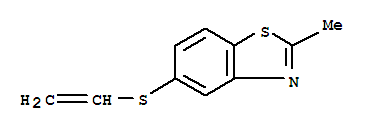 Benzothiazole, 5-(ethenylthio)-2-methyl-(9ci)Structure,262860-04-8Structure Benzothiazole, 5-(ethenylthio)-2-methyl-(9ci) Structure,262860-04-8Structure