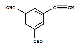 1,3-Benzenedicarboxaldehyde, 5-ethynyl-(9ci)Structure,263746-70-9Structure 1,3-Benzenedicarboxaldehyde, 5-ethynyl-(9ci) Structure,263746-70-9Structure