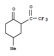 Cyclohexanone, 4-methyl-2-(trifluoroacetyl)-(9ci)Structure,266309-22-2Structure Cyclohexanone, 4-methyl-2-(trifluoroacetyl)-(9ci) Structure,266309-22-2Structure