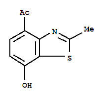 Ketone, 7-hydroxy-2-methyl-4-benzothiazolyl methyl (8ci)Structure,26749-61-1Structure Ketone, 7-hydroxy-2-methyl-4-benzothiazolyl methyl (8ci) Structure,26749-61-1Structure