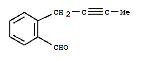 Benzaldehyde, 2-(2-butynyl)-(9ci)Structure,267668-91-7Structure Benzaldehyde, 2-(2-butynyl)-(9ci) Structure,267668-91-7Structure
