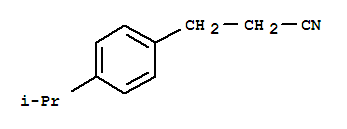 Benzenepropanenitrile, 4-(1-methylethyl)-(9ci)Structure,268729-87-9Structure Benzenepropanenitrile, 4-(1-methylethyl)-(9ci) Structure,268729-87-9Structure