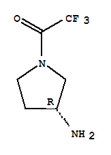 3-Pyrrolidinamine, 1-(trifluoroacetyl)-, (3r)-(9ci)Structure,270584-80-0Structure 3-Pyrrolidinamine, 1-(trifluoroacetyl)-, (3r)-(9ci) Structure,270584-80-0Structure