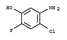 Phenol, 5-amino-4-chloro-2-fluoro-Structure,270899-93-9Structure Phenol, 5-amino-4-chloro-2-fluoro- Structure,270899-93-9Structure