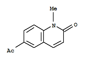 Carbostyril, 6-acetyl-1-methyl-(8ci)Structure,27330-09-2Structure Carbostyril, 6-acetyl-1-methyl-(8ci) Structure,27330-09-2Structure