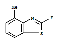 Benzothiazole, 2-fluoro-4-methyl-(8ci)Structure,27484-68-0Structure Benzothiazole, 2-fluoro-4-methyl-(8ci) Structure,27484-68-0Structure