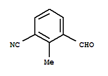 Benzonitrile, 3-formyl-2-methyl-(9ci)Structure,27613-34-9Structure Benzonitrile, 3-formyl-2-methyl-(9ci) Structure,27613-34-9Structure