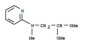 2-Pyridinamine,n-(2,2-dimethoxyethyl)-n-methyl-(9ci)Structure,277299-80-6Structure 2-Pyridinamine,n-(2,2-dimethoxyethyl)-n-methyl-(9ci) Structure,277299-80-6Structure