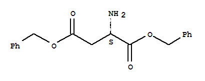 L-天冬氨酸二芐酯結(jié)構(gòu)式_2791-79-9結(jié)構(gòu)式
