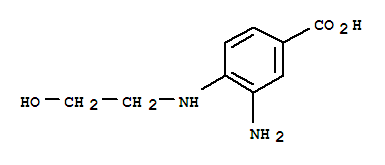 Benzoic acid, 3-amino-4-[(2-hydroxyethyl)amino]-(9ci) Structure,279227-01-9Structure