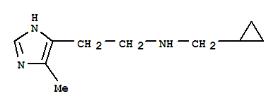 (9ci)-n-(環(huán)丙基甲基)-5-甲基-1H-咪唑-4-乙胺結構式_279237-68-2結構式