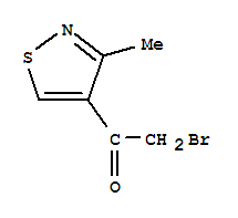 Ethanone, 2-bromo-1-(3-methyl-4-isothiazolyl)-(9ci)Structure,27984-45-8Structure Ethanone, 2-bromo-1-(3-methyl-4-isothiazolyl)-(9ci) Structure,27984-45-8Structure