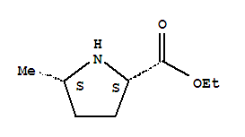 順式-(8ci)-5-甲基-脯氨酸乙酯結(jié)構(gòu)式_28168-91-4結(jié)構(gòu)式