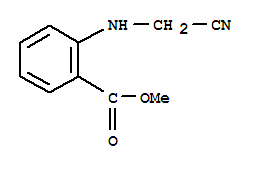 Benzoic acid, 2-[(cyanomethyl)amino]-, methyl ester (9ci) Structure,28354-20-3Structure