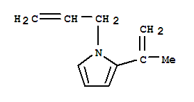 1H-pyrrole,2-(1-methylethenyl)-1-(2-propenyl)-(9ci) Structure,284049-38-3Structure