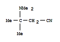 Butanenitrile, 3-(dimethylamino)-3-methyl-(9ci) Structure,286011-64-1Structure