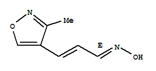 2-Propenal,3-(3-methyl-4-isoxazolyl)-,oxime,(1e)-(9ci)Structure,286473-04-9Structure 2-Propenal,3-(3-methyl-4-isoxazolyl)-,oxime,(1e)-(9ci) Structure,286473-04-9Structure