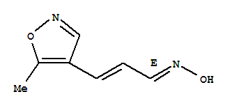 2-Propenal,3-(5-methyl-4-isoxazolyl)-,oxime,(1e)-(9ci)Structure,286473-06-1Structure 2-Propenal,3-(5-methyl-4-isoxazolyl)-,oxime,(1e)-(9ci) Structure,286473-06-1Structure