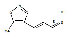 2-Propenal,3-(5-methyl-4-isoxazolyl)-,oxime,(1z)-(9ci)Structure,286473-08-3Structure 2-Propenal,3-(5-methyl-4-isoxazolyl)-,oxime,(1z)-(9ci) Structure,286473-08-3Structure