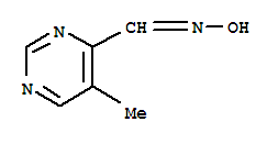 (8ci)-5-甲基-4-嘧啶羧醛肟結(jié)構(gòu)式_28648-79-5結(jié)構(gòu)式