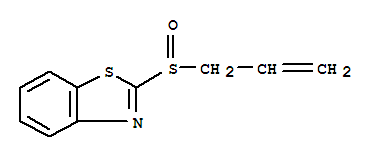 Benzothiazole,2-(2-propenylsulfinyl )- (9ci)Structure,287378-76-1Structure Benzothiazole,2-(2-propenylsulfinyl )- (9ci) Structure,287378-76-1Structure