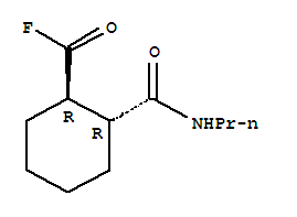 Cyclohexanecarbonyl fluoride, 2-[(propylamino)carbonyl]-, (1r,2r)-(9ci) Structure,288314-21-6Structure