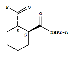 Cyclohexanecarbonyl fluoride, 2-[(propylamino)carbonyl]-, (1s,2s)-(9ci) Structure,288314-22-7Structure
