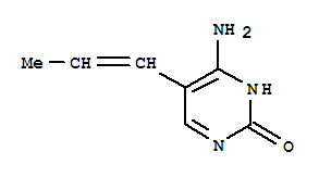 2(1H)-pyrimidinone, 4-amino-5-(1-propenyl)-(9ci)Structure,289064-94-4Structure 2(1H)-pyrimidinone, 4-amino-5-(1-propenyl)-(9ci) Structure,289064-94-4Structure