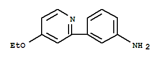 Benzenamine, 3-(4-ethoxy-2-pyridinyl)-(9ci)Structure,289469-68-7Structure Benzenamine, 3-(4-ethoxy-2-pyridinyl)-(9ci) Structure,289469-68-7Structure