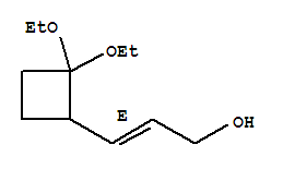 2-Propen-1-ol,3-(2,2-diethoxycyclobutyl)-,(2e)-(9ci)Structure,291537-71-8Structure 2-Propen-1-ol,3-(2,2-diethoxycyclobutyl)-,(2e)-(9ci) Structure,291537-71-8Structure