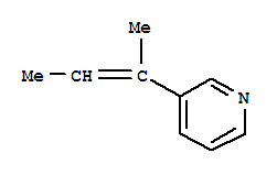 Pyridine, 3-(1-methyl-1-propenyl)-(9ci)Structure,291753-54-3Structure Pyridine, 3-(1-methyl-1-propenyl)-(9ci) Structure,291753-54-3Structure