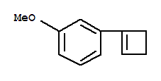 Benzene, 1-(1-cyclobuten-1-yl)-3-methoxy-(9ci)Structure,291778-10-4Structure Benzene, 1-(1-cyclobuten-1-yl)-3-methoxy-(9ci) Structure,291778-10-4Structure