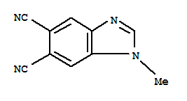 1H-benzimidazole-5,6-dicarbonitrile,1-methyl-(9ci)Structure,294192-28-2Structure 1H-benzimidazole-5,6-dicarbonitrile,1-methyl-(9ci) Structure,294192-28-2Structure