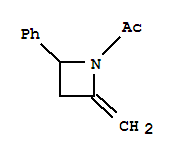 Azetidine, 1-acetyl-2-methylene-4-phenyl-(9ci)Structure,294862-16-1Structure Azetidine, 1-acetyl-2-methylene-4-phenyl-(9ci) Structure,294862-16-1Structure