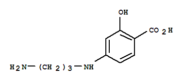 Benzoic acid, 4-[(3-aminopropyl)amino]-2-hydroxy-(9ci) Structure,295307-79-8Structure
