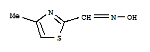 2-Thiazolecarboxaldehyde,4-methyl -,oximeStructure,298205-15-9Structure 2-Thiazolecarboxaldehyde,4-methyl -,oxime Structure,298205-15-9Structure