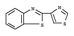 Benzothiazole, 2-(4-thiazolyl)-(7ci,8ci,9ci) Structure,29947-31-7Structure