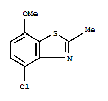 Benzothiazole, 4-chloro-7-methoxy-2-methyl-(9ci)Structure,300706-39-2Structure Benzothiazole, 4-chloro-7-methoxy-2-methyl-(9ci) Structure,300706-39-2Structure