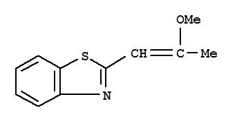 Benzothiazole, 2-(2-methoxy-1-propenyl)-(9ci)Structure,300806-84-2Structure Benzothiazole, 2-(2-methoxy-1-propenyl)-(9ci) Structure,300806-84-2Structure