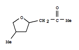 2-Propanone, 1-(tetrahydro-4-methyl-2-furanyl)-(9ci)Structure,301299-59-2Structure 2-Propanone, 1-(tetrahydro-4-methyl-2-furanyl)-(9ci) Structure,301299-59-2Structure