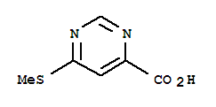 (9ci)-6-(甲基硫代)-4-嘧啶羧酸結(jié)構(gòu)式_301342-78-9結(jié)構(gòu)式