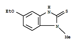 (9ci)-5-乙氧基-1,3-二氫-1-甲基-2H-苯并咪唑-2-硫酮結(jié)構(gòu)式_302812-79-9結(jié)構(gòu)式