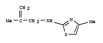 2-Thiazolamine,4-methyl -n-(2-methyl -2-propenyl )-(9ci)Structure,302967-79-9Structure 2-Thiazolamine,4-methyl -n-(2-methyl -2-propenyl )-(9ci) Structure,302967-79-9Structure
